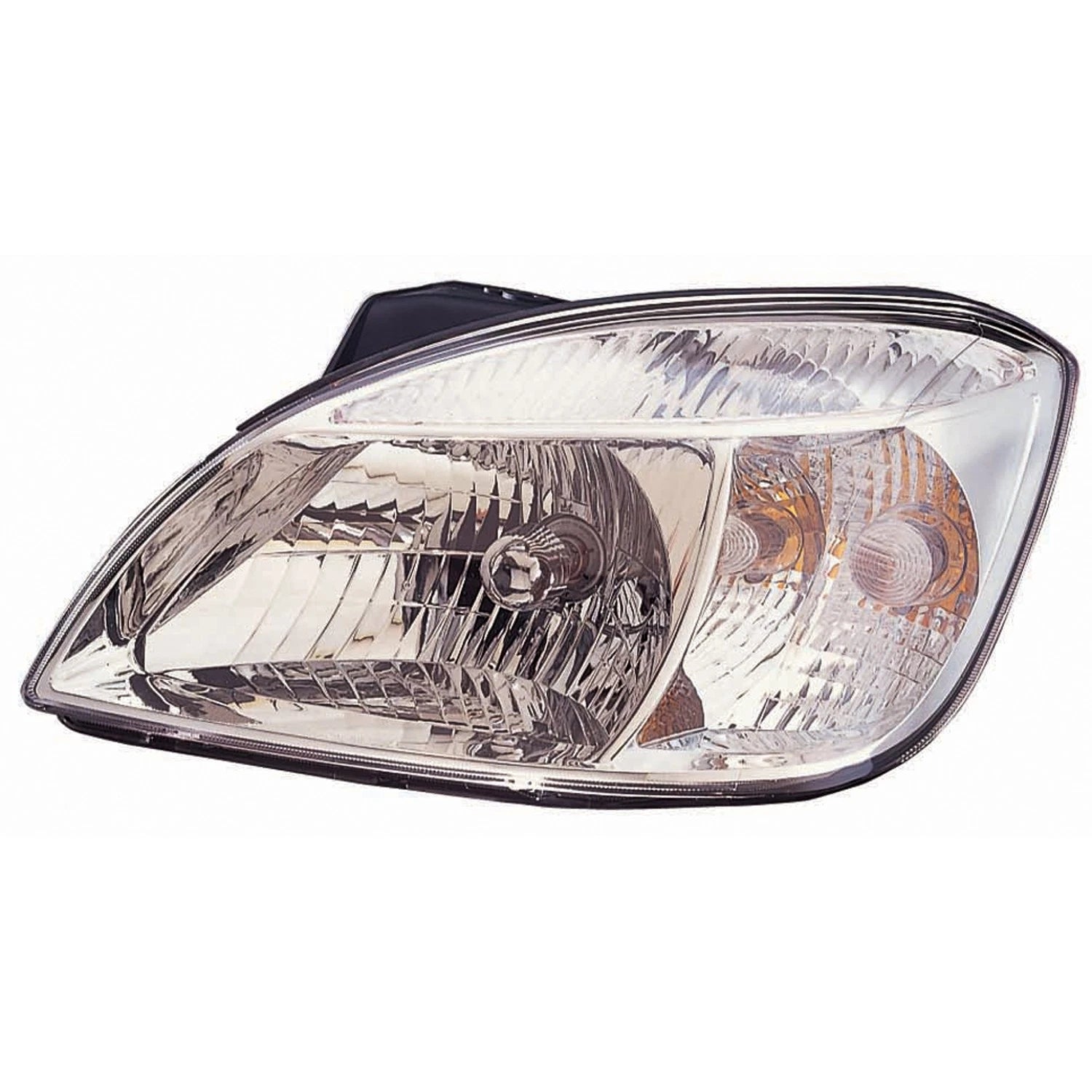 Replacement Driver Side Head Light Assembly w/Chrome Bezel for 2009-11 Kia Rio5