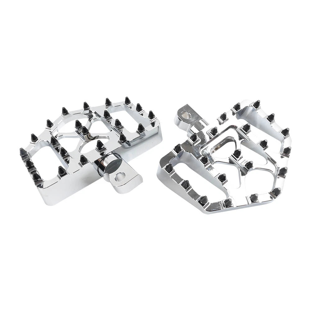 MX Style Wide Foot Pegs for Harley Touring, Sportster, Softail, Dyna