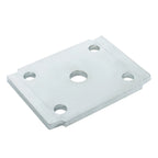 U Bolt Kit for 5200-7000 lb Trailer Axle (3" Round, 7" Long)