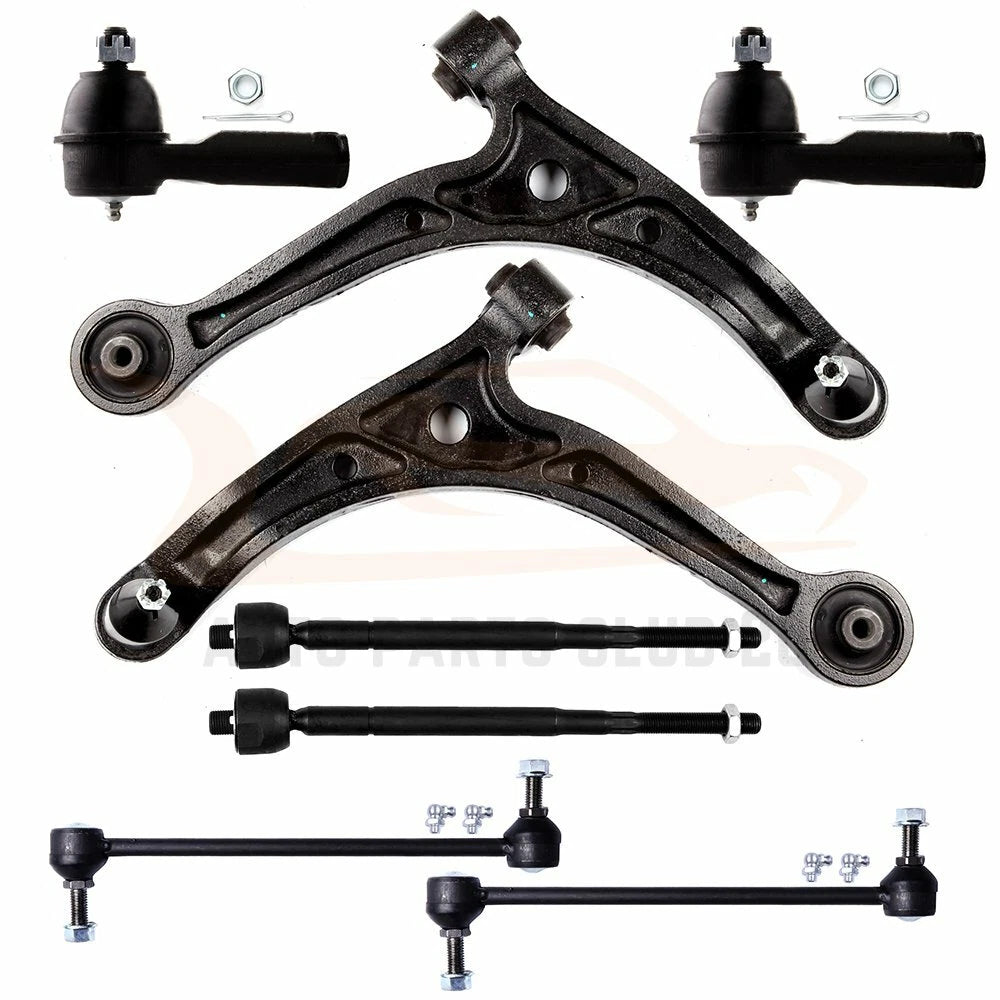 8Pc Suspension Control Arm Sway Bar Tie Rod Kit for Honda Odyssey (2002–2004)