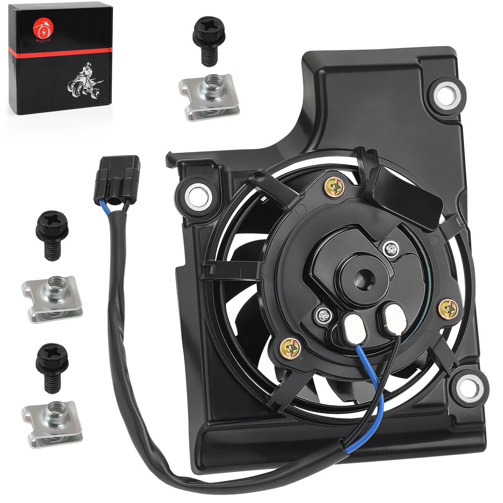 Radiator Fan Kit for Yamaha YZ250FX YZ450FX (2019–2024) B3J-E24E0-V0-00