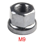 2Pcs Axle Track Nuts for Bicycle Bike Cycle (Stainless Steel)