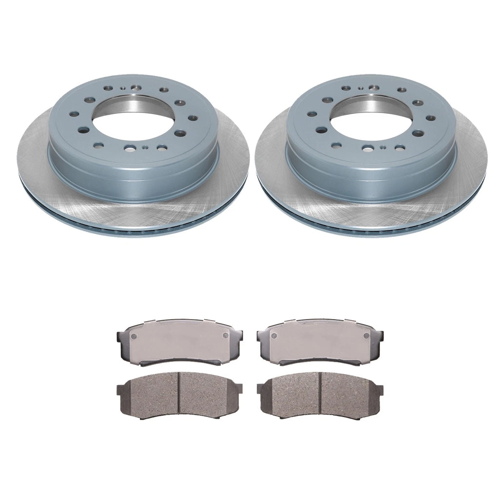 DuraGo Rear Rotors & Advics Ceramic Disc Brake Pads Kit for 4Runner FJ Cruiser (2003–2023)