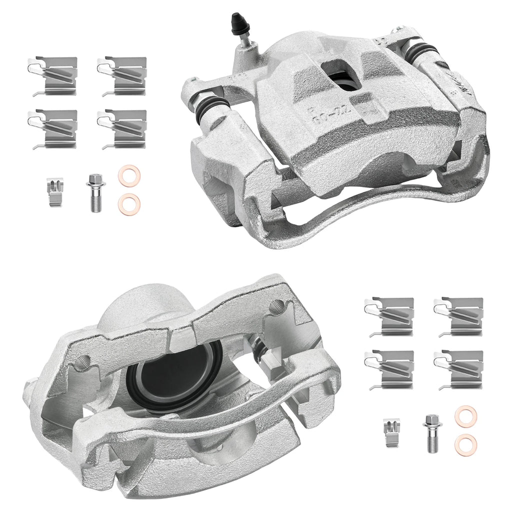 Front Disc Brake Caliper Set for Toyota Corolla (2009–2013) & Pontiac Vibe