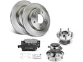 Front Brake Pad, Rotor & Wheel Bearing Kit for Mazda 3 (2005–2013) QJ347SK