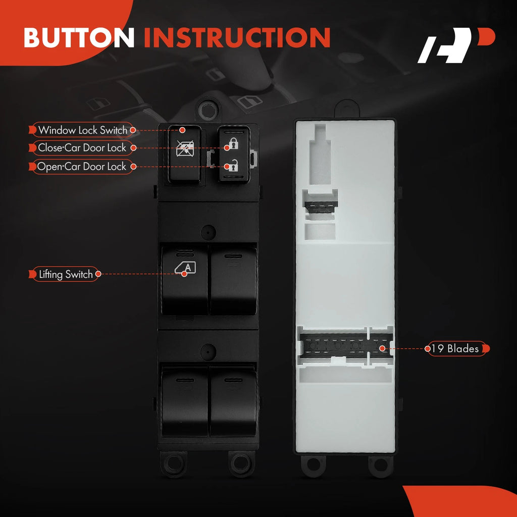 Front Left Power Window Switch for Subaru Outback (2010-2012)