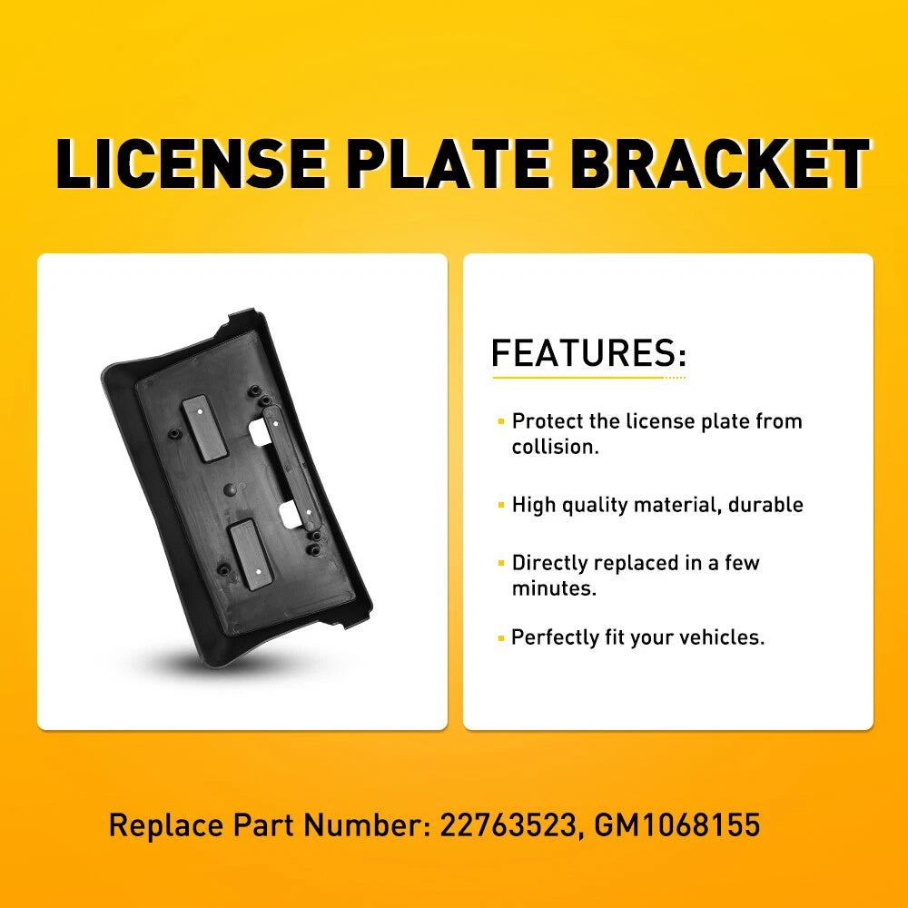 License Plate Bracket for Chevrolet Silverado 1500 (2014–2015)