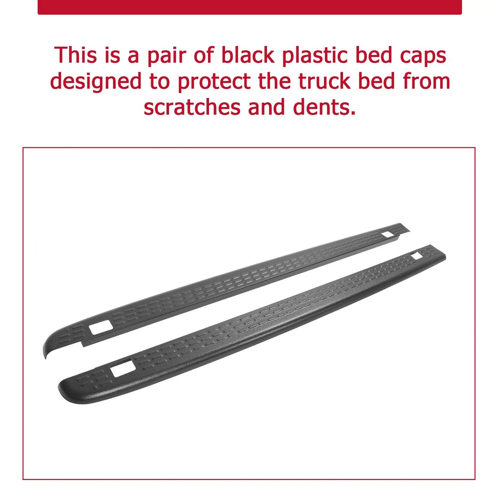 Bed Rail Caps with Holes for Silverado 1500/2500/3500 (2007–2013) 6.5ft