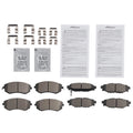 8pcs Ceramic Brake Pad Set for Subaru Forester Impreza Legacy Outback (2010–2020)