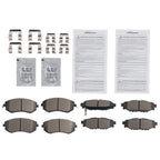 8pcs Ceramic Brake Pad Set for Subaru Forester Impreza Legacy Outback (2010–2020)