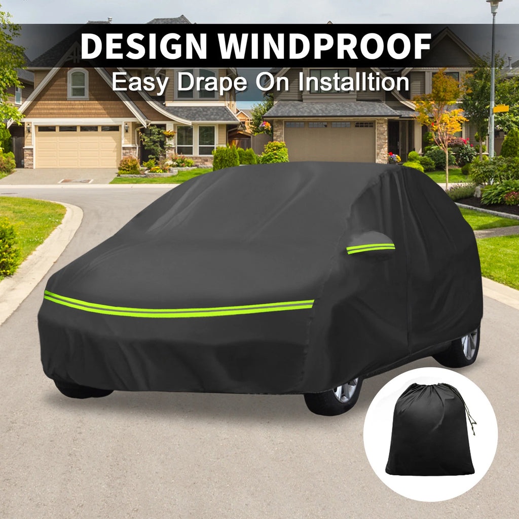 Waterproof Car Cover 222D-PU for KIA Cee'd II/III (2012–2021) with Zipper