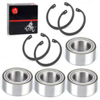 4x Front/Rear Wheel Bearing & Circlip for Arctic Cat