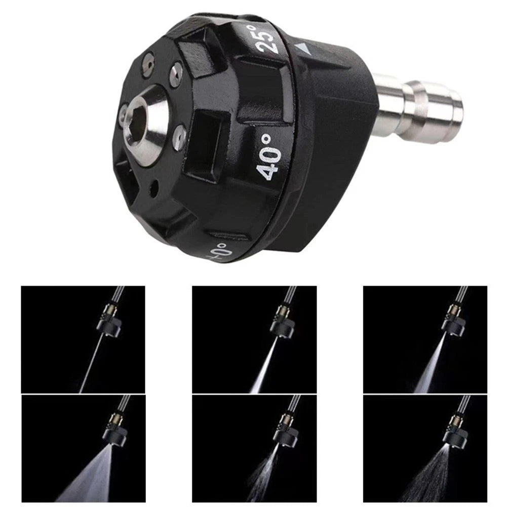 6 in 1 Adjustable Nozzle Connector for Garden (Metal, High Pressure)