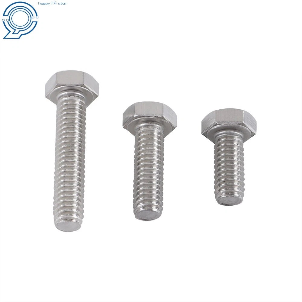 246PCS Stainless Steel Hex Head Nuts and Bolts Kit for Automotive