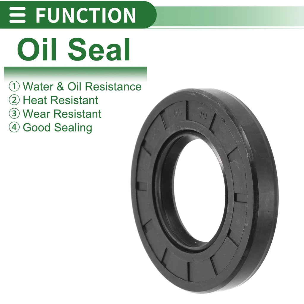 Set of 5 Oil Seal Rotary Shaft Seal NBR Rubber 35x65x10mm