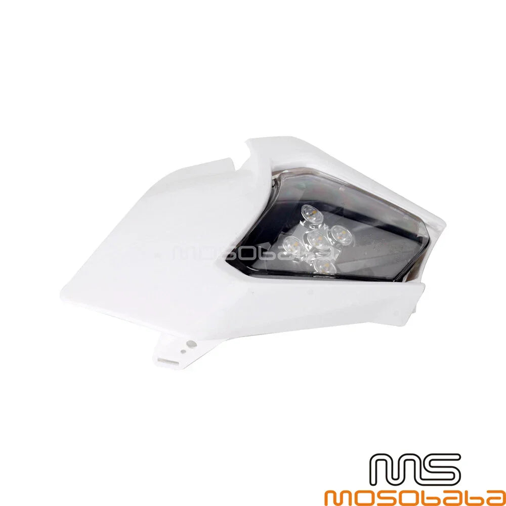 LED Headlight Fairing for KTM EXC TPI, EXC-F, SIX DAYS, FREERIDE 250F (2017-2023)