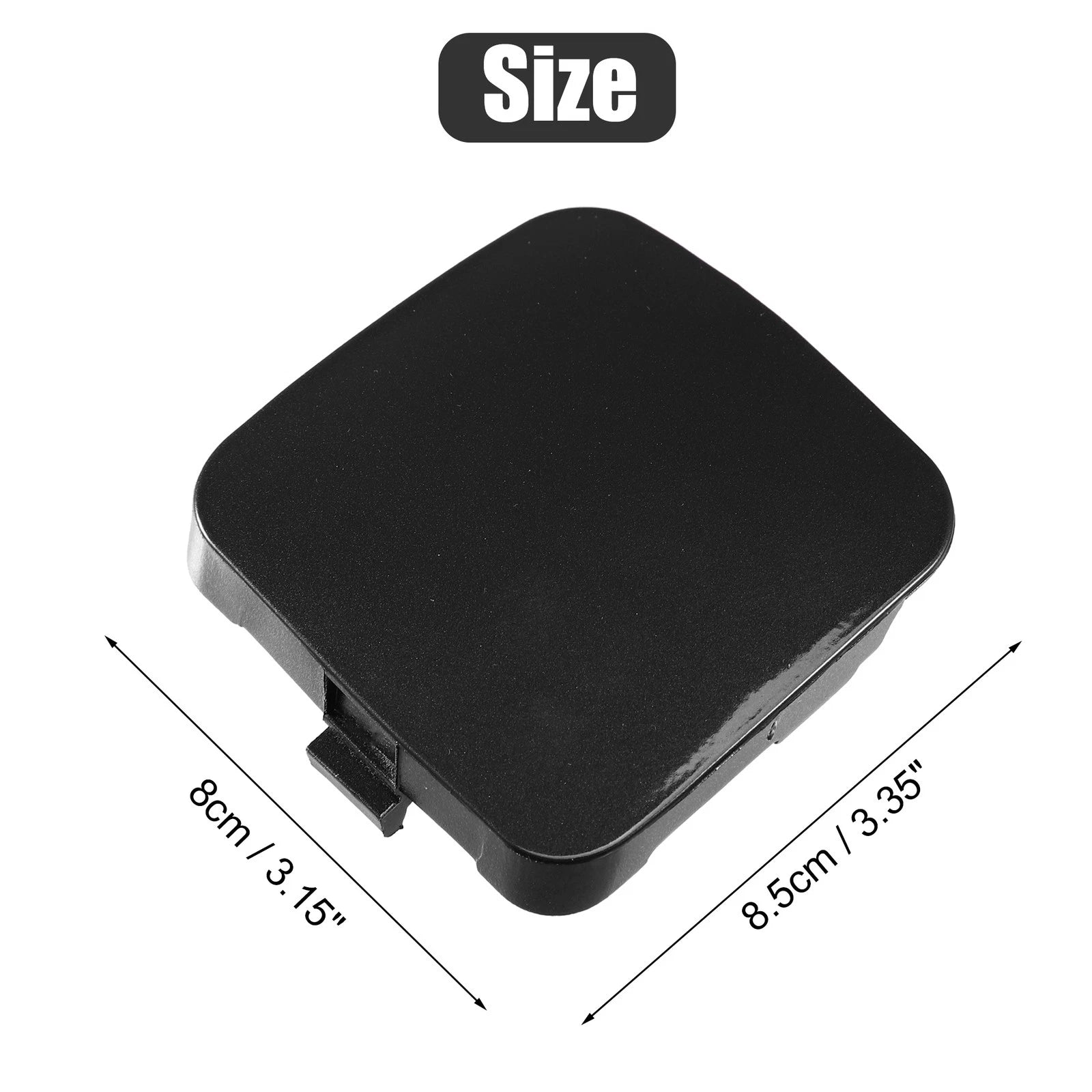 Tow Hook Cover Cap for Toyota Rav4 (2019–2023) Black