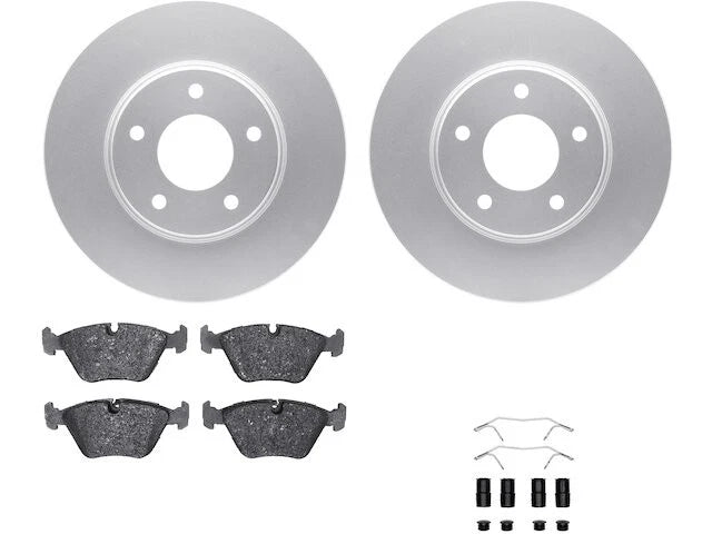 Front Brake Pad and Rotor Kit for Jaguar XJR (1998–2001) DG735GH