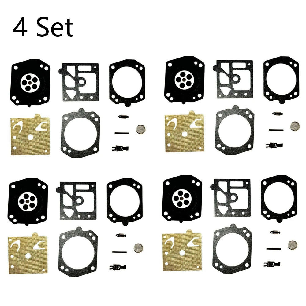 Set of 4 Carburetor Repair Rebuild Kits for Stihl MS441 MS441C-M (Walbro K20-HD)