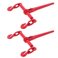 Set of 2 Tie Down Chain Load Binders 5/16" - 3/8" Ratchet Binder