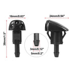 Set of 4 Front Windshield Washer Nozzles for Hyundai Tiburon Elantra (2001–2006) 98630YY000