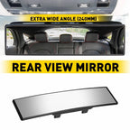 240mm Wide Clear Clip-On Rear View Mirror for Universal Fit (YYYY–YYYY)