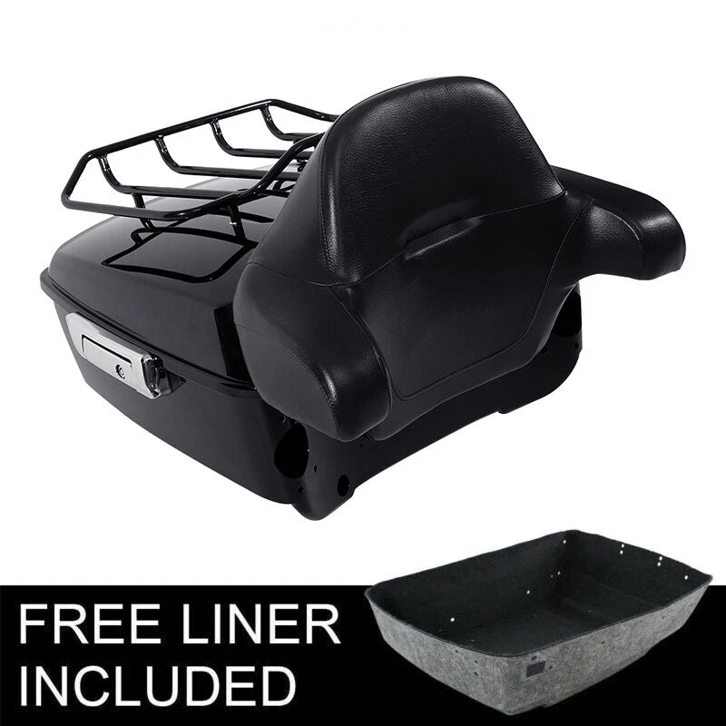 Trunk Luggage Rack Backrest for Harley Electra Glide (2014–2026) Black