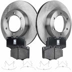 Disc Brake Rotor and Pad Kit for Toyota Pickup (1986–1988)