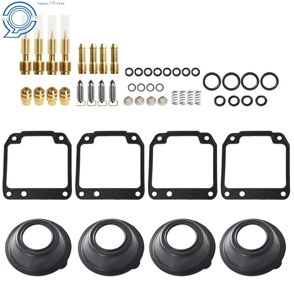Set of 4 Carburetor Repair Kits for Honda VF500C V30 VF500F (1984–1985)