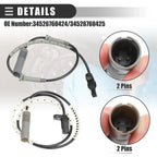 Front Rear Left Right ABS Sensor for BMW 128i 4pcs