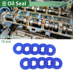 Set of 10 Oil Seal Ring 8x16x4mm for Rotary Shaft (High Pressure)