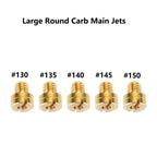 5pcs Carb Main Jets for Mikuni #130 #135 #140 #145 #150