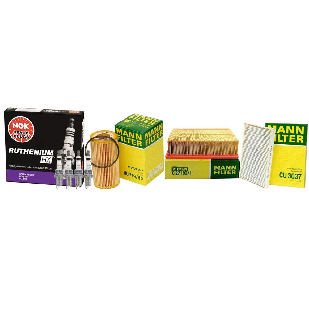 Tune-Up Kit with Mann Filters & NGK Spark Plugs for Audi A4 Quattro (2002–2008)