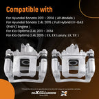 Rear Left/Right Brake Calipers for Hyundai Sonata (2011–2015)