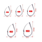 10pcs Wacky Rig Hooks for Fishing - High Carbon Steel, Weedless, Barbed
