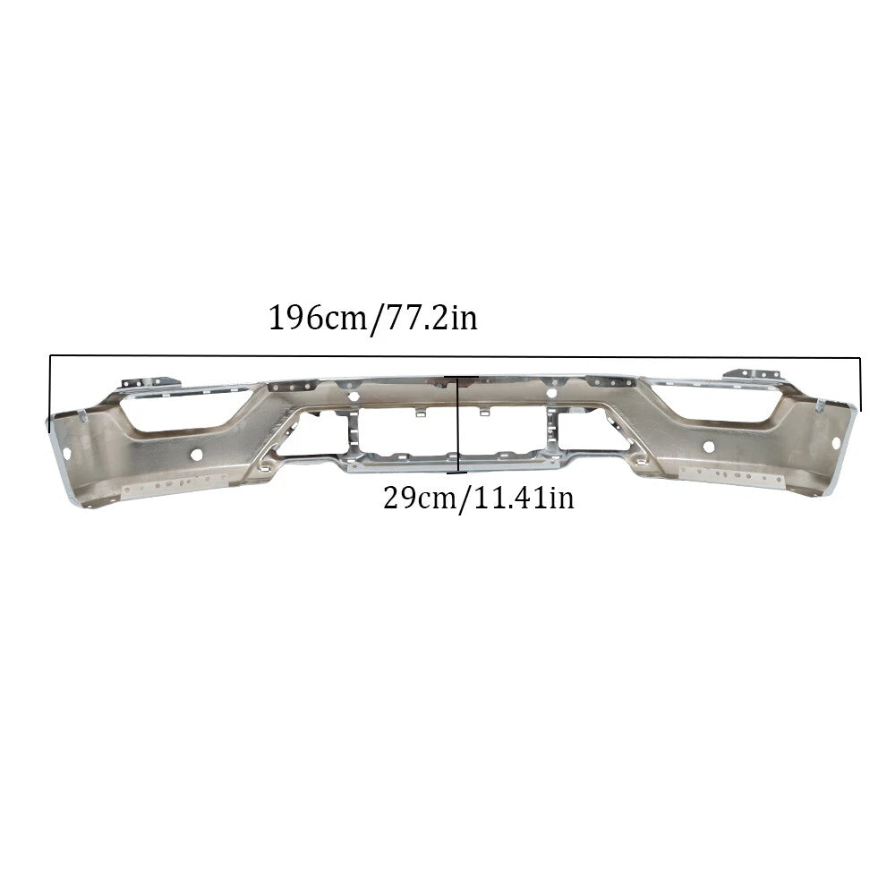 Steel Chrome Front Lower Bumper Cover for Ford F150 (2021–2023)