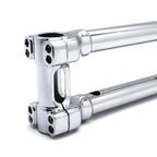 CNC Chrome 12" Riser Handlebar Top Clamp for Harley Touring Road Glide