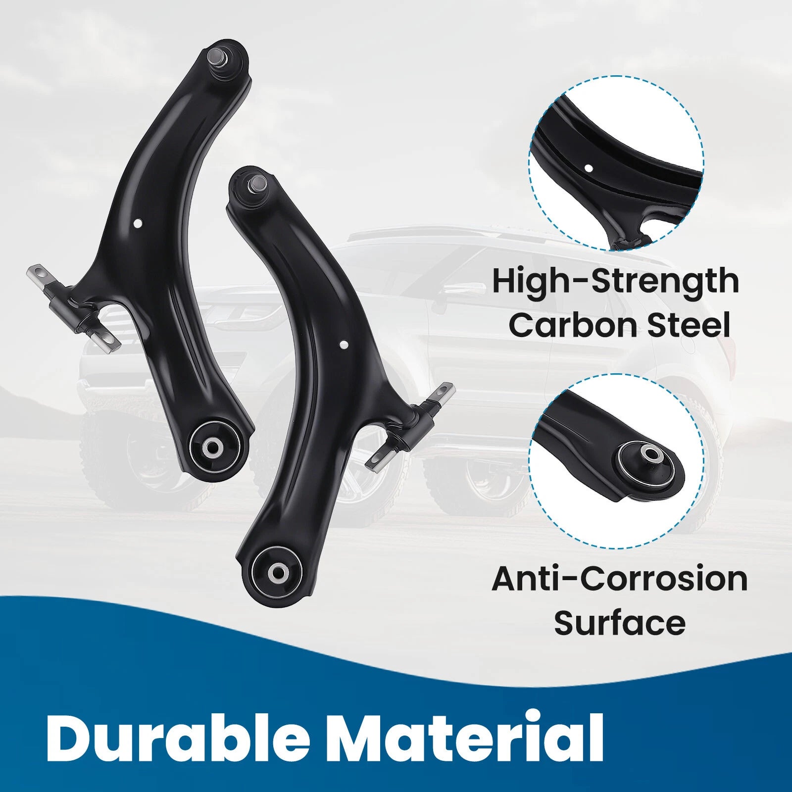 Front Lower Suspension Control Arms Assembly for Nissan Rogue (2008-2015)