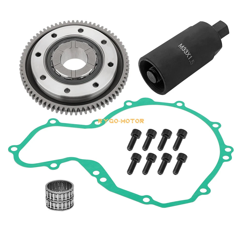 Starter Clutch Idler Gear Kit & Flywheel Puller for Polaris Predator/Outlaw (2003–2006)