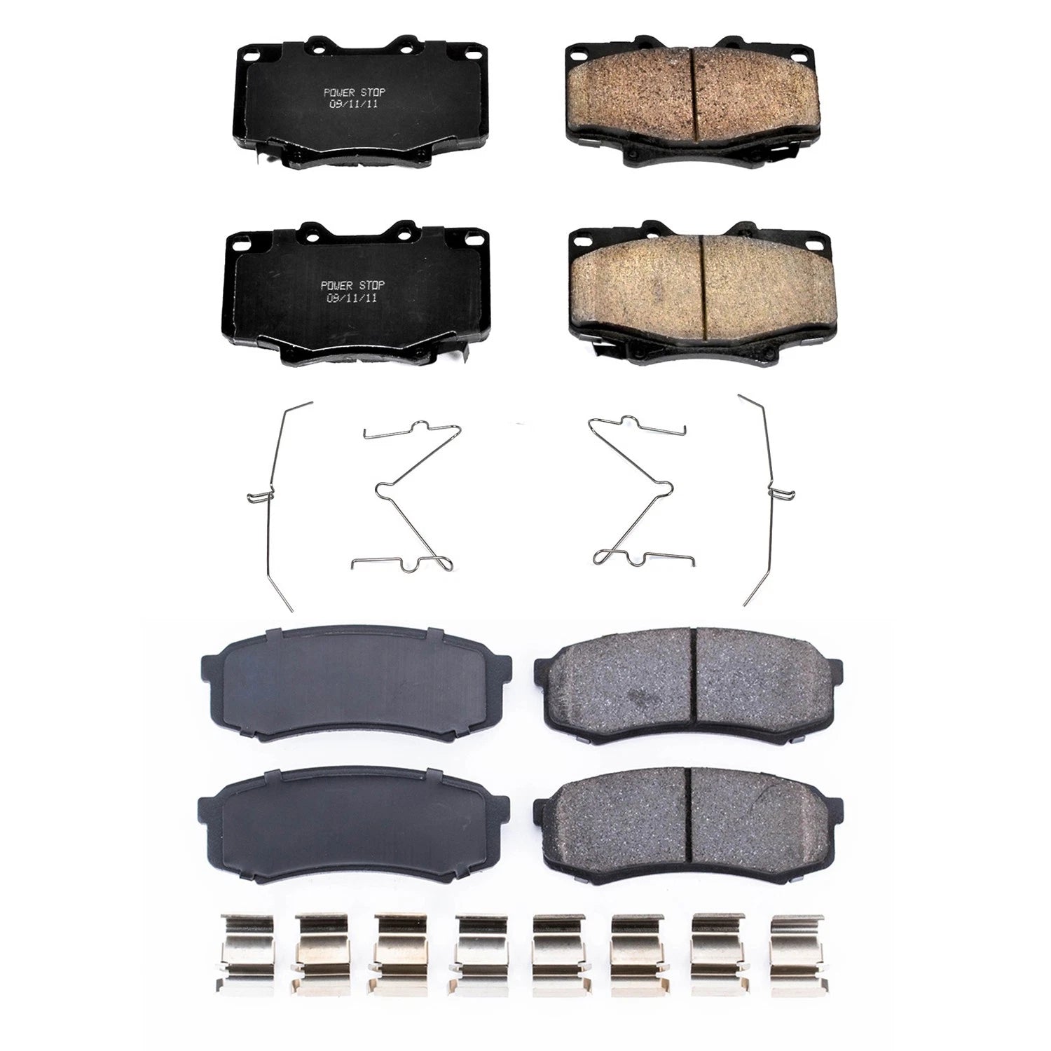 PowerStop Z17 Low-Dust Ceramic Disc Brake Pads Kit for LX450 (1996–1997)