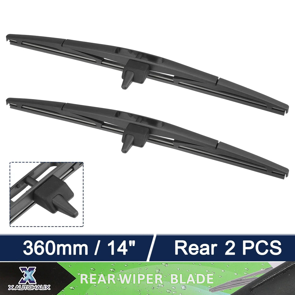 2 x Auto Rear Windshield Wiper Blades for Honda Pilot (2009-2015)