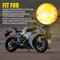 10mm Black Housing Turn Signal Indicator Blinker for Motorcycle