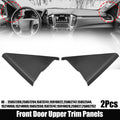 2X Front Door Upper Trim Panel for Chevy Silverado GMC Sierra 