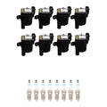 Set of 8 Ignition Coils & Spark Plugs for Chevrolet Silverado V8