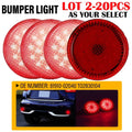 2X LED Reflector Rear Bumper Tail Brake Light Lamp for Toyota Corolla (2007–2010)