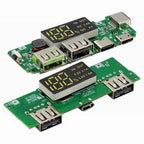 Power Bank Module PCB with Digital Display Dual USB 5V2.4A for Universal Use