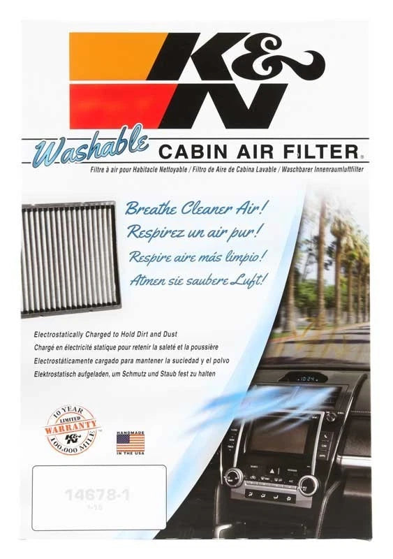 K&N KN-170 Cabin Air Filter for Chevrolet Avalanche Silverado Sierra Yukon XL 2500 Tahoe (2002–2013)