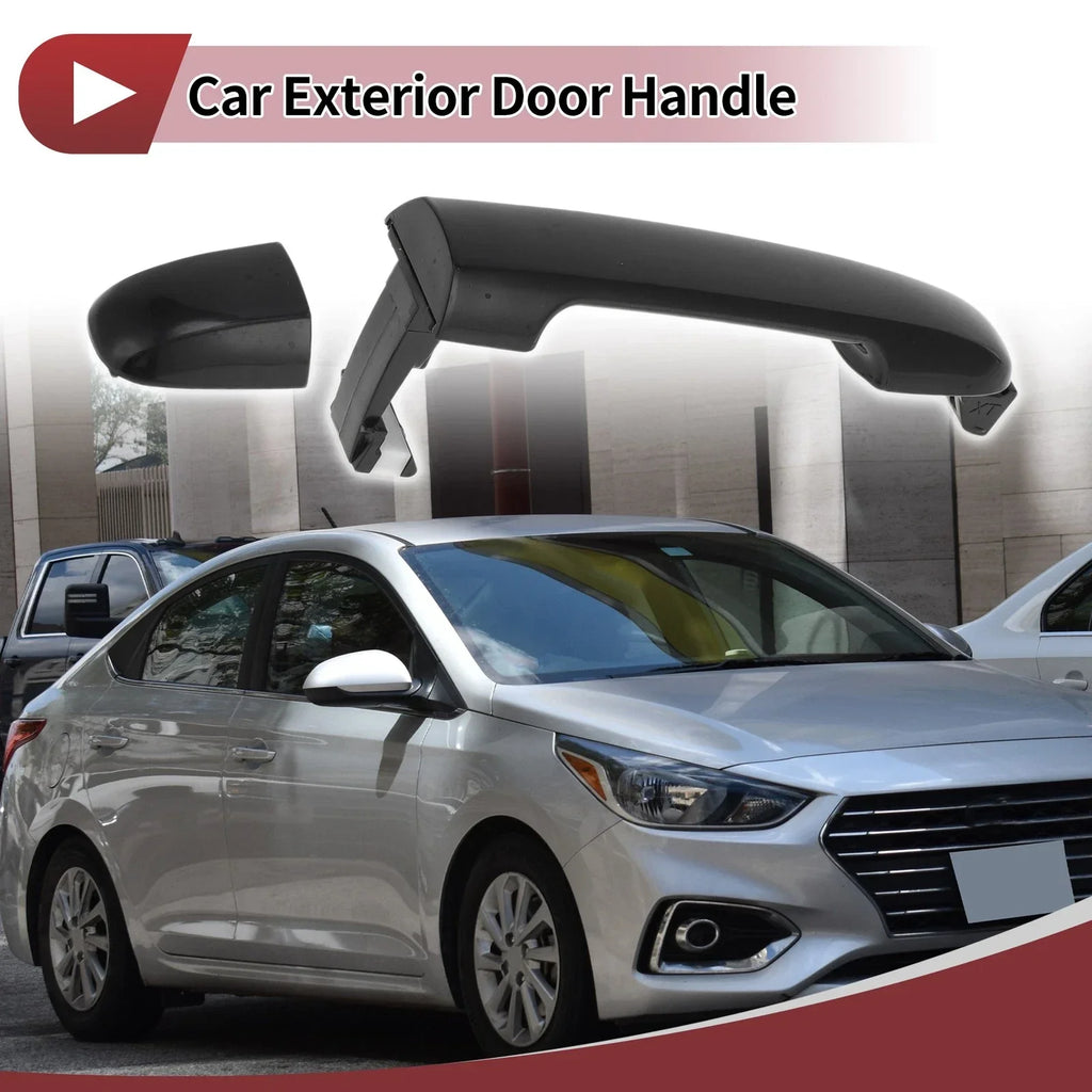 Car Door Handles Grip for Hyundai Sonata 2005-2010 (2 x Black)