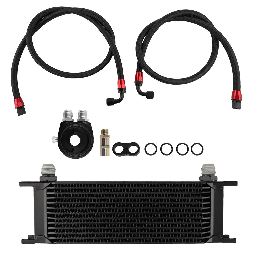 13 Row AN10 Oil Cooler for Universal Applications (with 3/4-16 & M20-1.5)