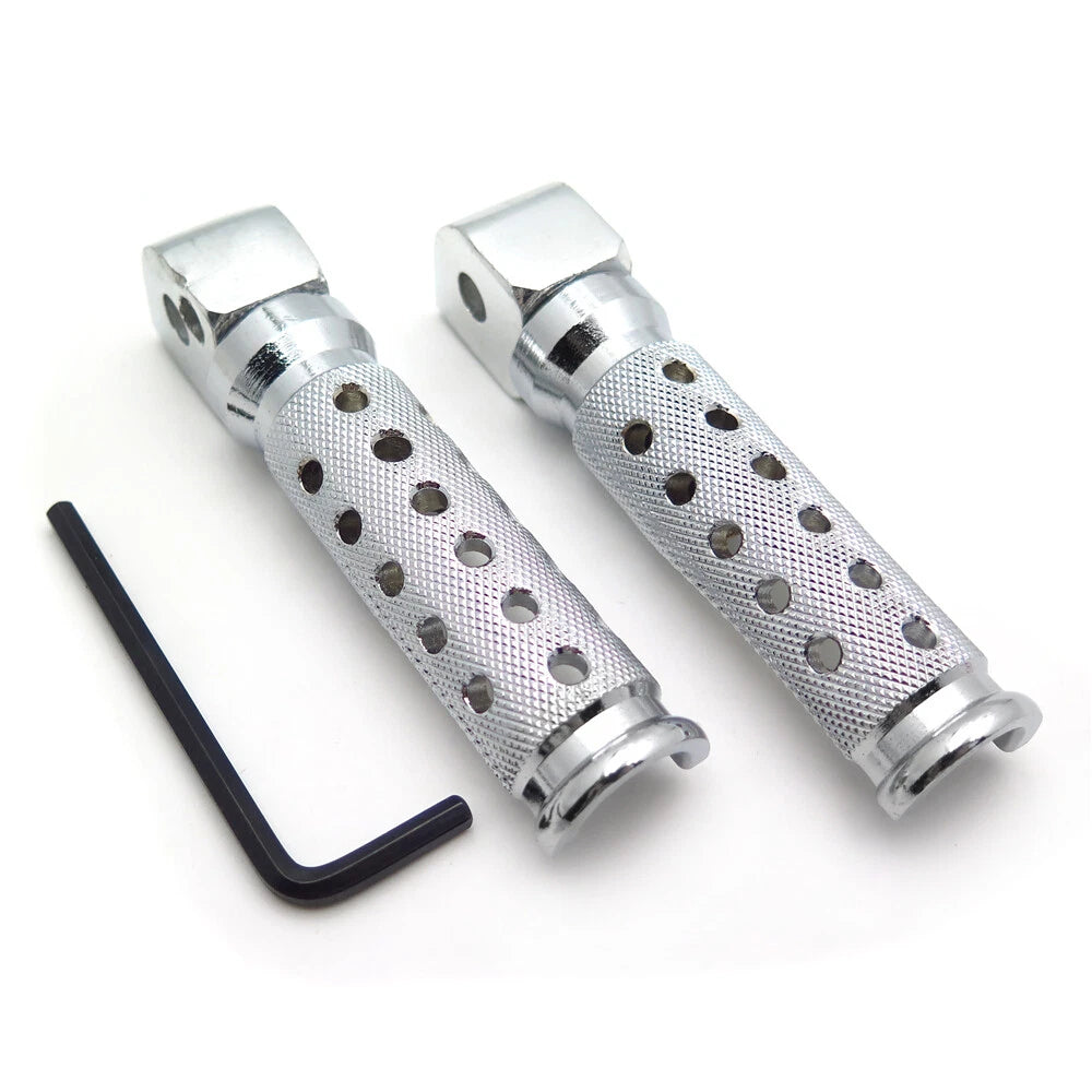 Chrome Front Foot Pegs for Yamaha FZR 600 YZF 600R/750R/1000R R1 R6 FZS1 XJ 600S (1990–2003)